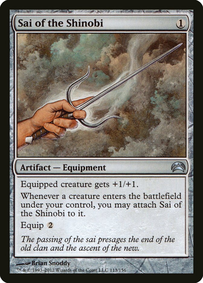 Sai of the Shinobi [Planechase 2012] | Good Games Adelaide SA