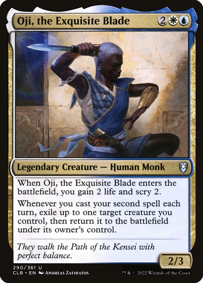 Oji, the Exquisite Blade 290 (Commander Legends: Battle for Baldur's Gate)  | Good Games Adelaide SA