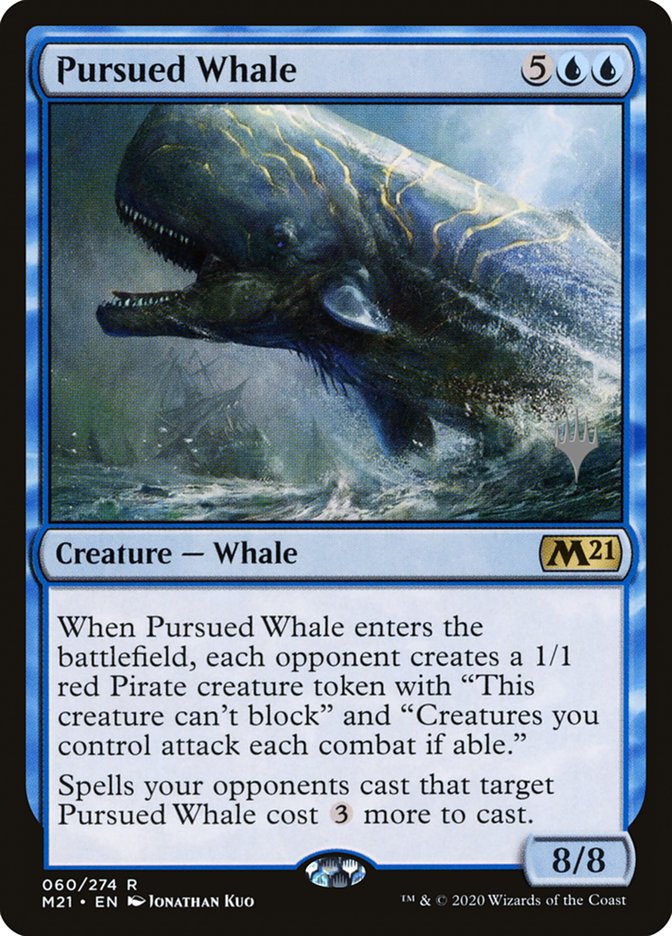 Pursued Whale (Promo Pack) [Core Set 2021 Promos] | Good Games Adelaide SA