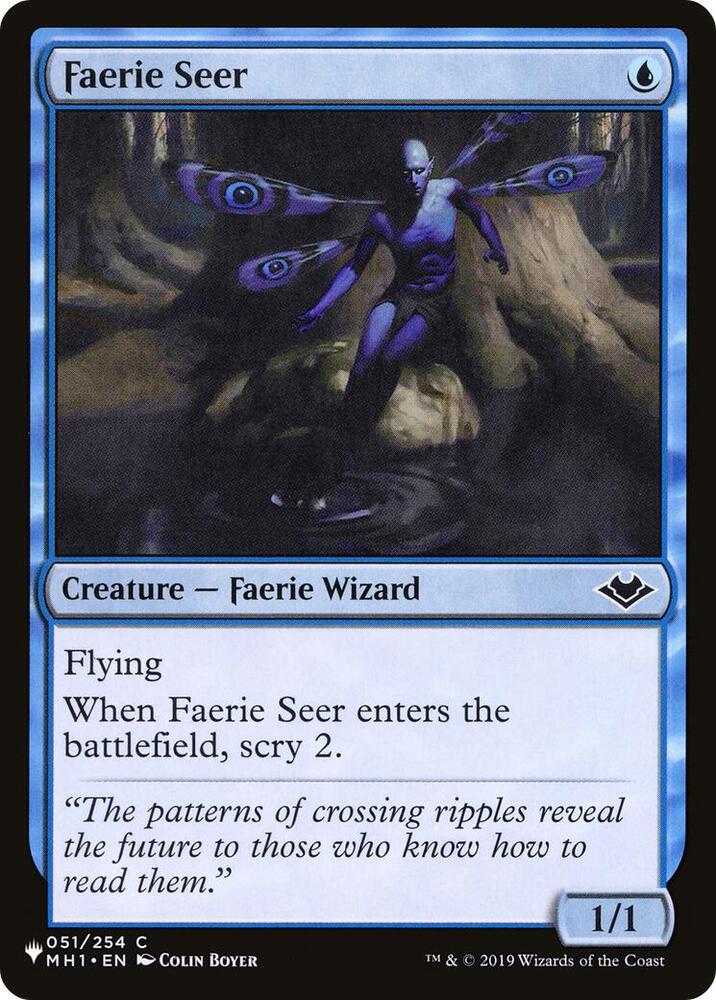 Faerie Seer 051/254 (The List Reprints)  | Good Games Adelaide SA