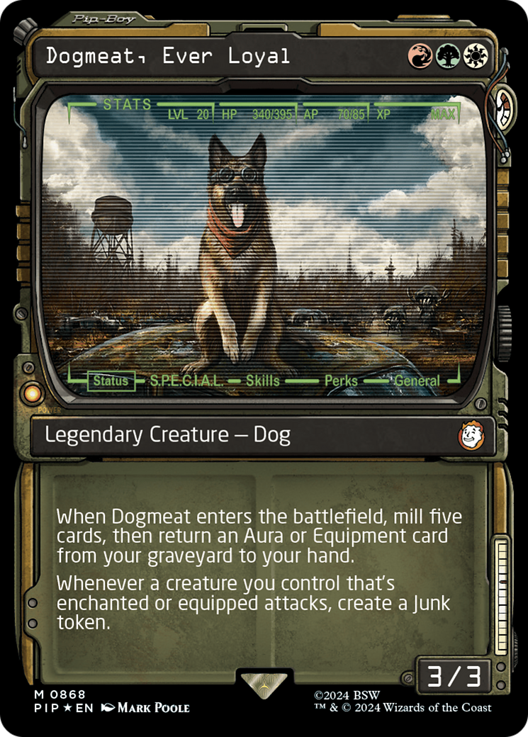 Dogmeat, Ever Loyal (Showcase) (Surge Foil) [Fallout] | Good Games Adelaide SA