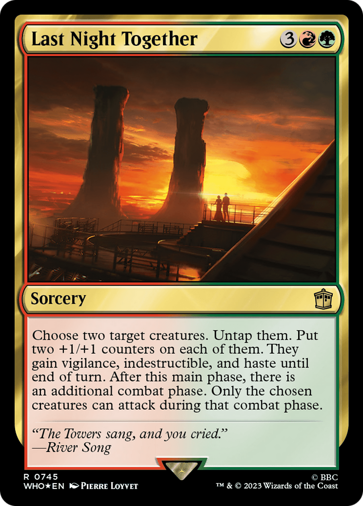 Last Night Together (Surge Foil) [Doctor Who] | Good Games Adelaide SA
