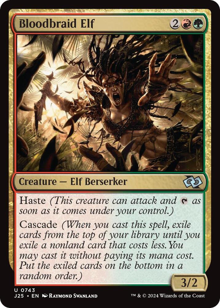 Bloodbraid Elf 743 (Foundations Jumpstart)  | Good Games Adelaide SA