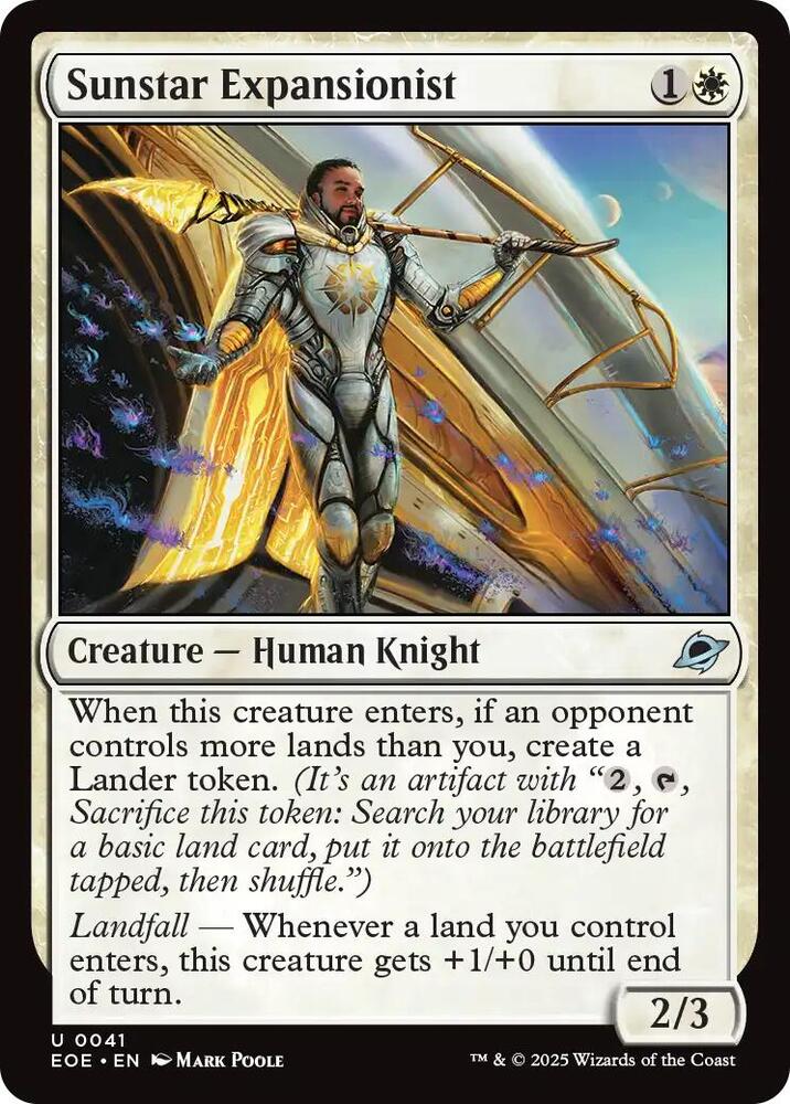 Sunstar Expansionist 41 (Edge of Eternities)  - Foil | Good Games Adelaide SA