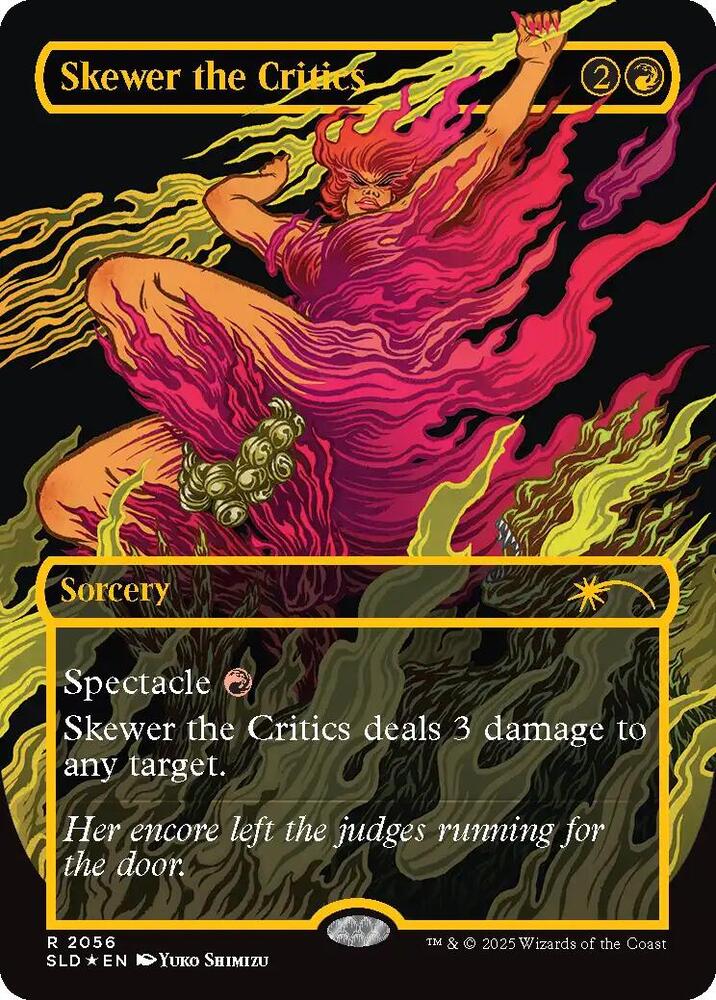 Skewer the Critics 2056 Raised Foil 2056 (Secret Lair Drop Series)  - Foil | Good Games Adelaide SA