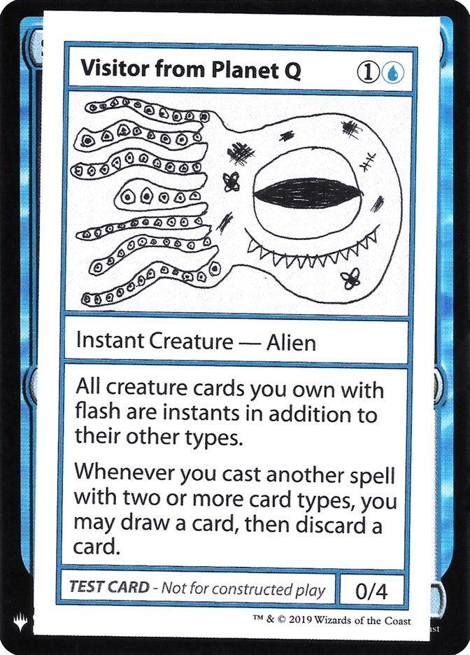 Visitor from Planet Q [Mystery Booster Playtest Cards] | Good Games Adelaide SA