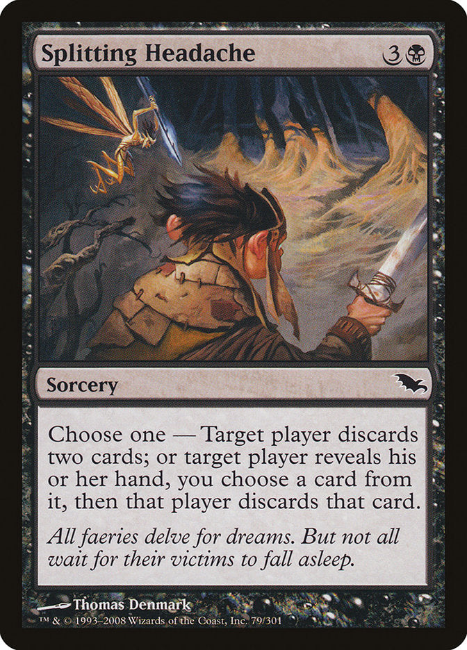 Splitting Headache 79 (Shadowmoor)  - Foil | Good Games Adelaide SA