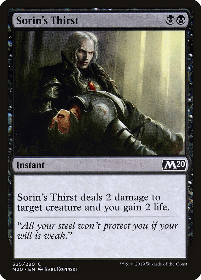 Sorin's Thirst 325 (Core Set 2020)  | Good Games Adelaide SA