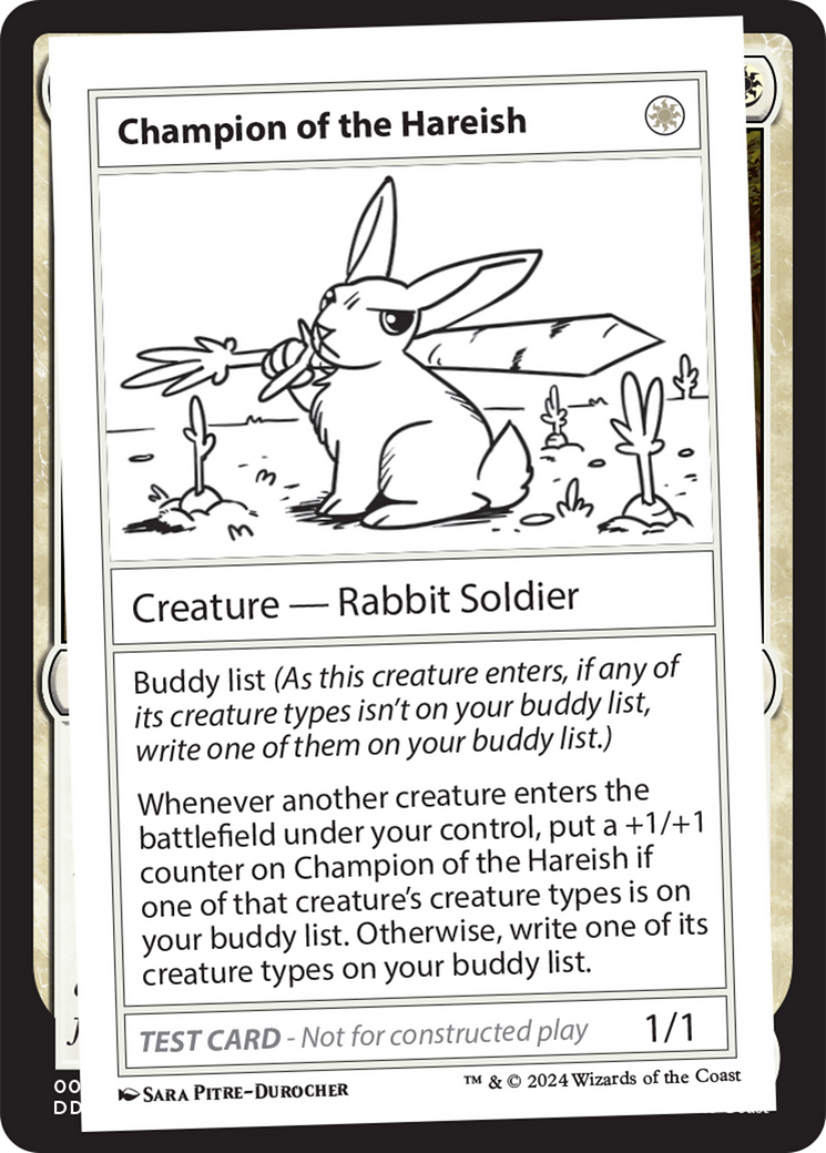 Champion of the Hareish [Mystery Booster 2 Playtest Cards] | Good Games Adelaide SA