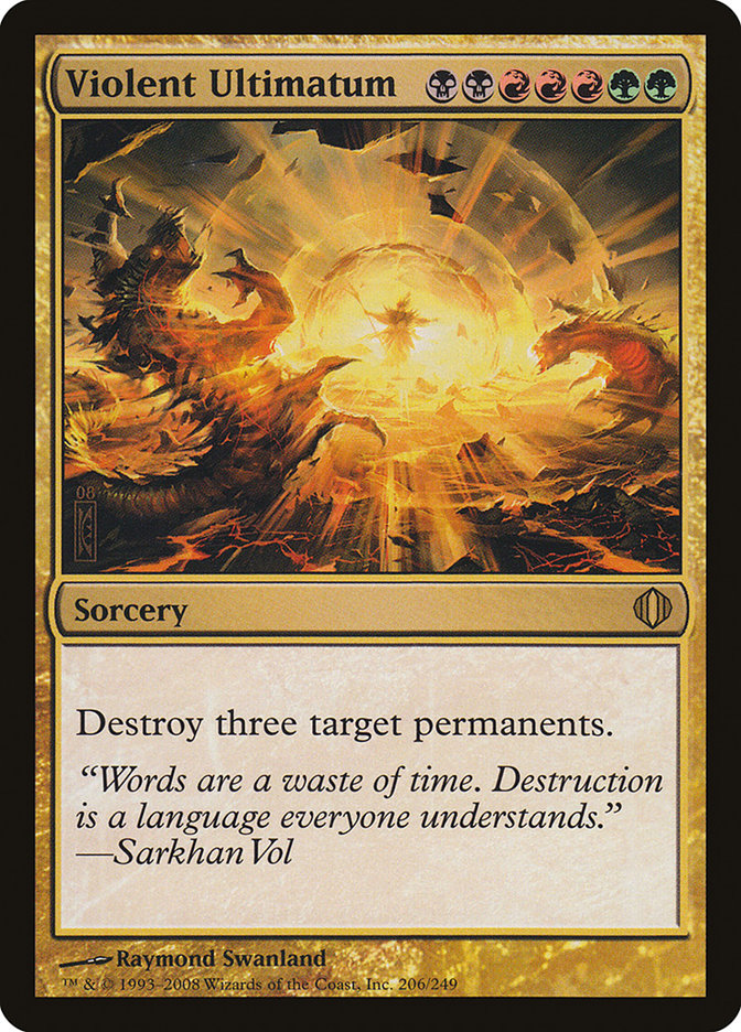 Violent Ultimatum 206 (Shards of Alara)  | Good Games Adelaide SA