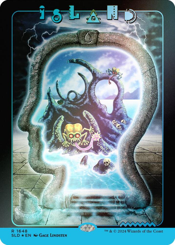 Island 1648 Rainbow Foil 1648 (Secret Lair Drop Series)  - Foil | Good Games Adelaide SA