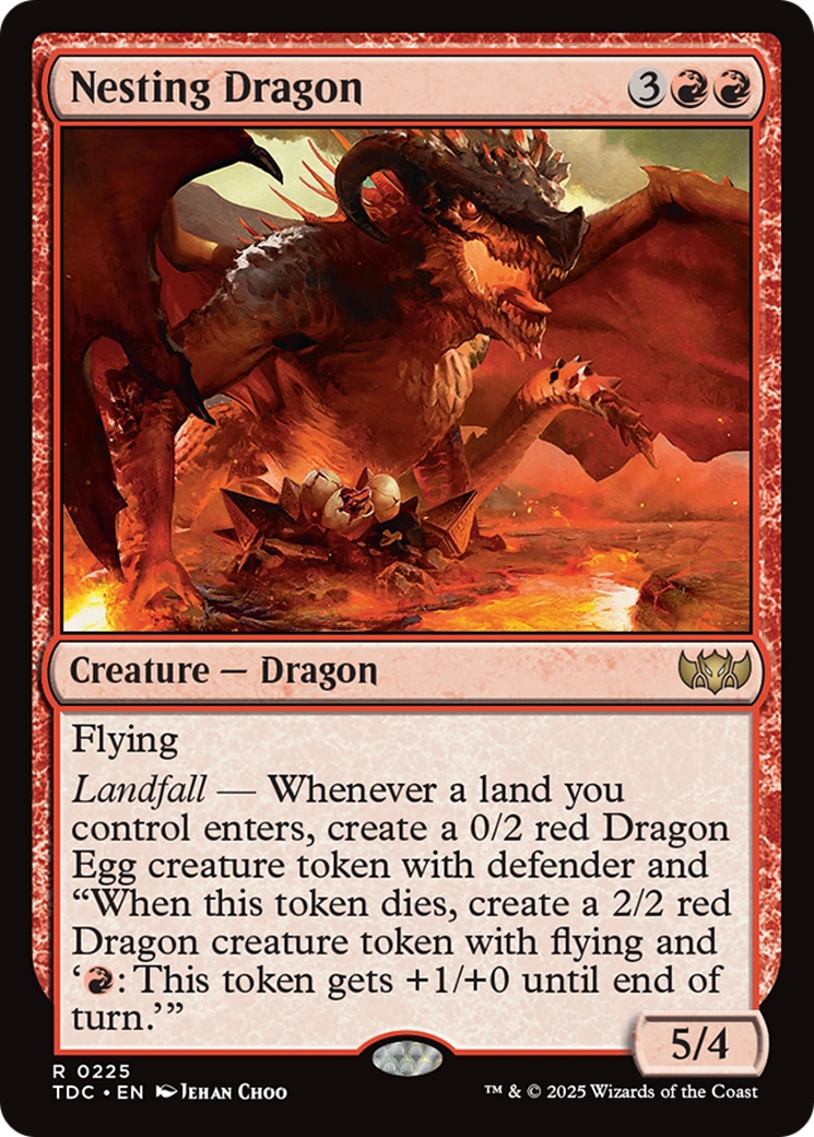 Nesting Dragon [Tarkir: Dragonstorm Commander] | Good Games Adelaide SA