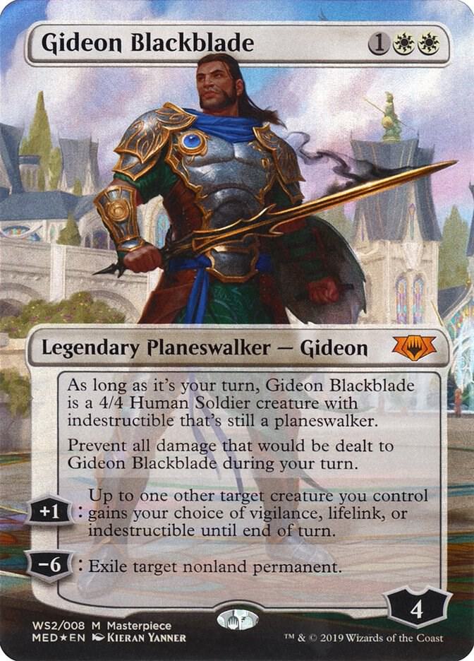 Gideon Blackblade WS2 (Mythic Edition: War of the Spark)  - Foil | Good Games Adelaide SA