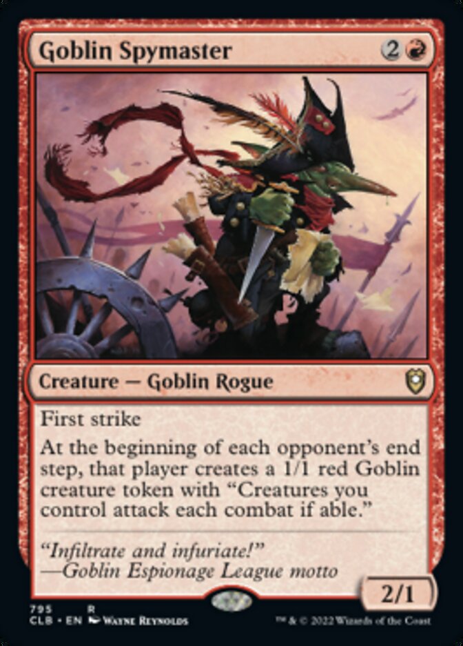 Goblin Spymaster [Commander Legends: Battle for Baldur's Gate] | Good Games Adelaide SA