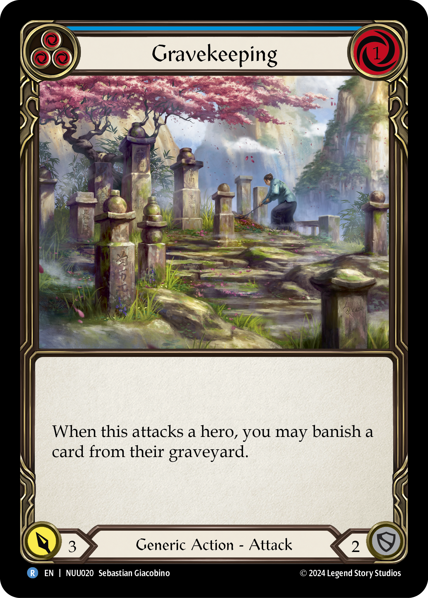 Gravekeeping [NUU020] (Part of the Mistveil Nuu Blitz Deck) | Good Games Adelaide SA
