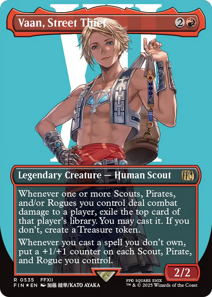 Vaan, Street Thief (Borderless) (Surge Foil) [FINAL FANTASY] | Good Games Adelaide SA