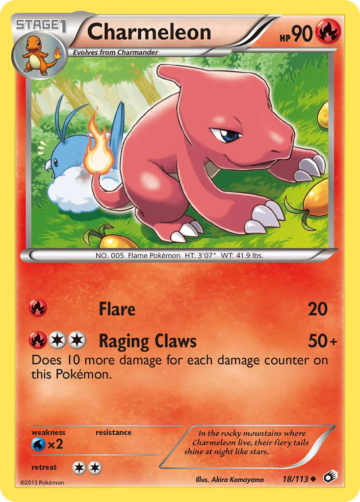 Charmeleon (18/113) [Black & White: Legendary Treasures] | Good Games Adelaide SA