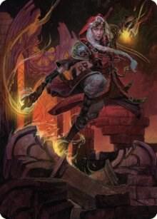 Jaya Fiery Negotiator Art Card 35 81 35 (Art Series: Dominaria United)  | Good Games Adelaide SA