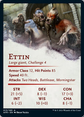 Ettin Art Card [Dungeons & Dragons: Adventures in the Forgotten Realms Art Series] | Good Games Adelaide SA