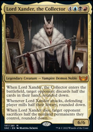 Lord Xander, the Collector (Promo Pack) [Streets of New Capenna Promos] | Good Games Adelaide SA