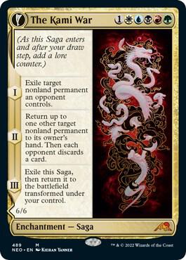 The Kami War // O-Kagachi Made Manifest 489 (Kamigawa: Neon Dynasty)  - Extended Art | Good Games Adelaide SA