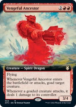 Vengeful Ancestor Extended Art 304 (Commander: Adventures in the Forgotten Realms)  | Good Games Adelaide SA