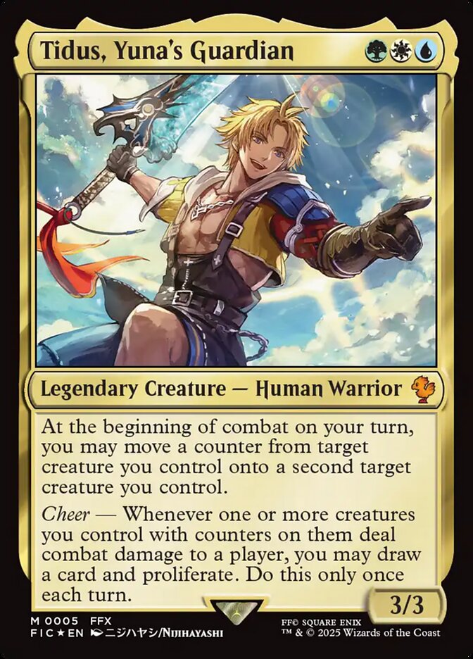 Tidus, Yuna's Guardian 5 (Commander: FINAL FANTASY)  - Foil | Good Games Adelaide SA