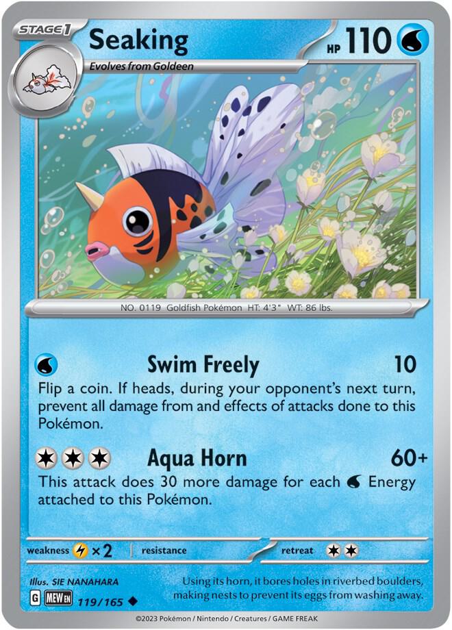 Seaking 119/165 (SV: Scarlet & Violet 151)  | Good Games Adelaide SA