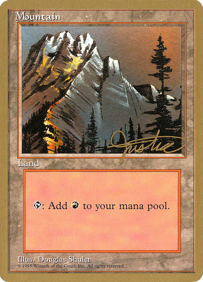 Mountain (mj373) (Mark Justice) [Pro Tour Collector Set] | Good Games Adelaide SA