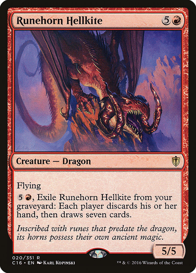 Runehorn Hellkite 20 (Commander 2016)  | Good Games Adelaide SA