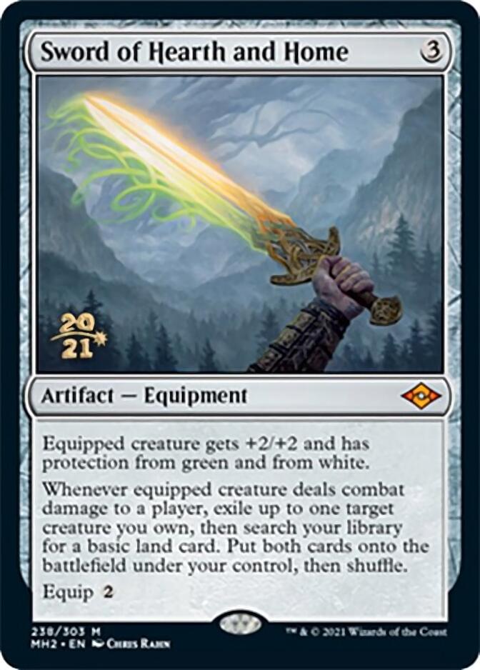 Sword of Hearth and Home [Modern Horizons 2 Prerelease Promos] | Good Games Adelaide SA