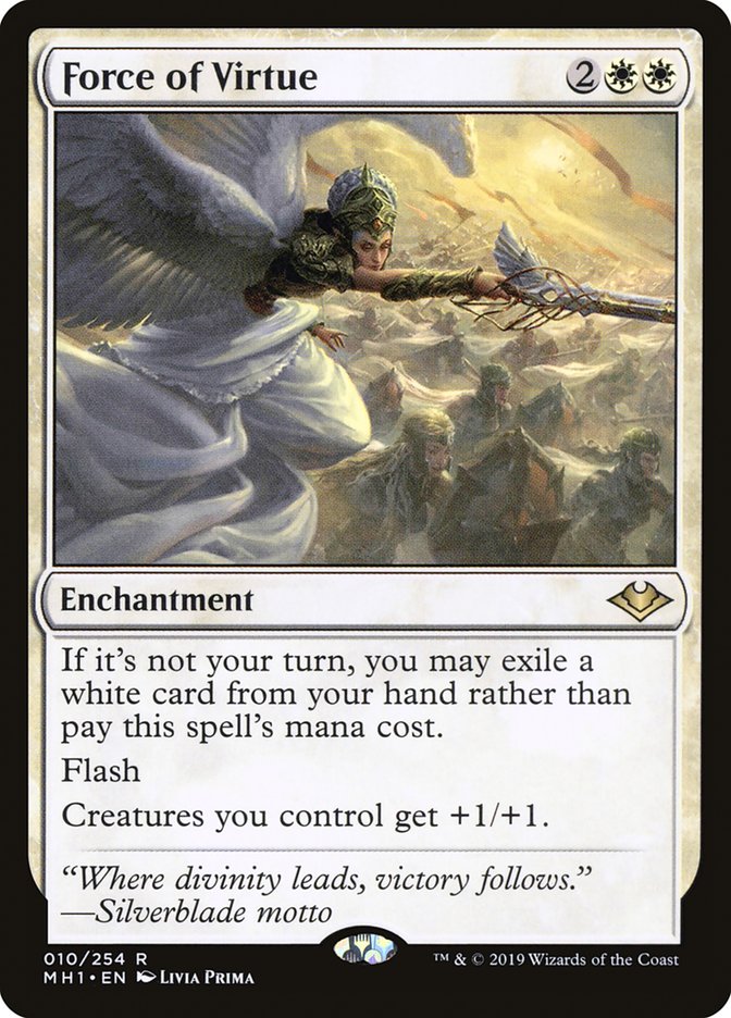 Force of Virtue 10 (Modern Horizons)  - Foil | Good Games Adelaide SA
