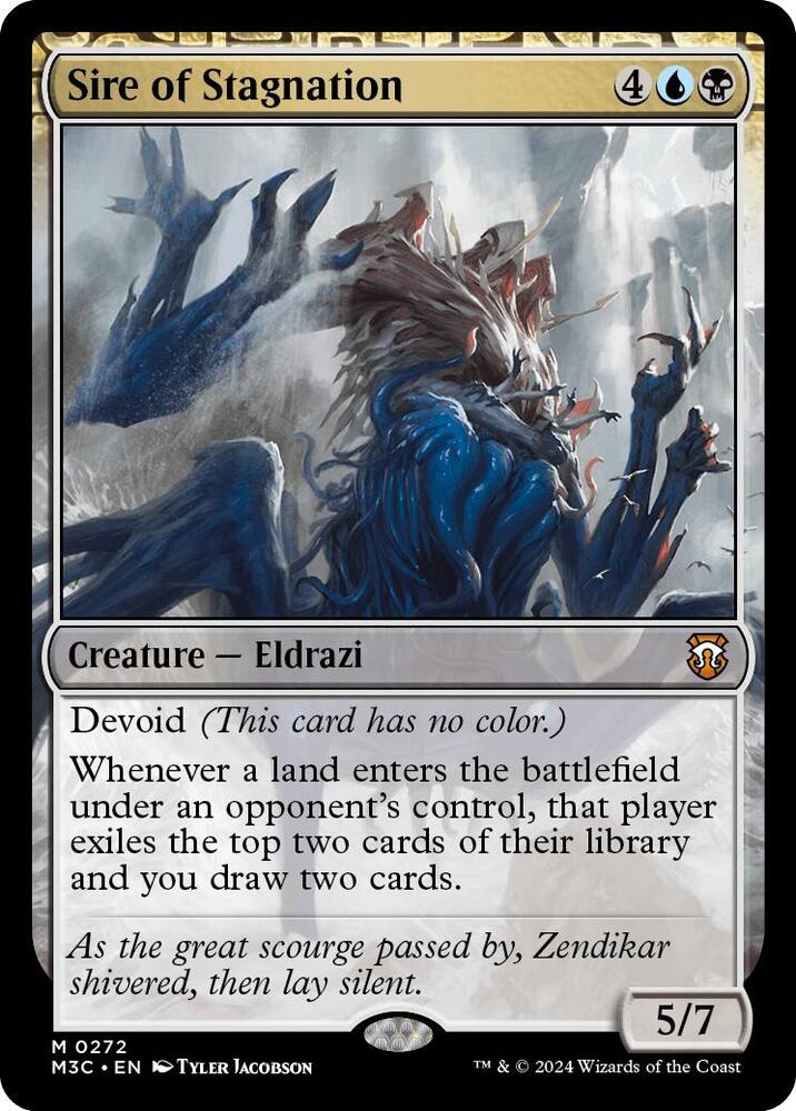 Sire of Stagnation 272/411 (Commander: Modern Horizons 3)  - Ripple Foil | Good Games Adelaide SA
