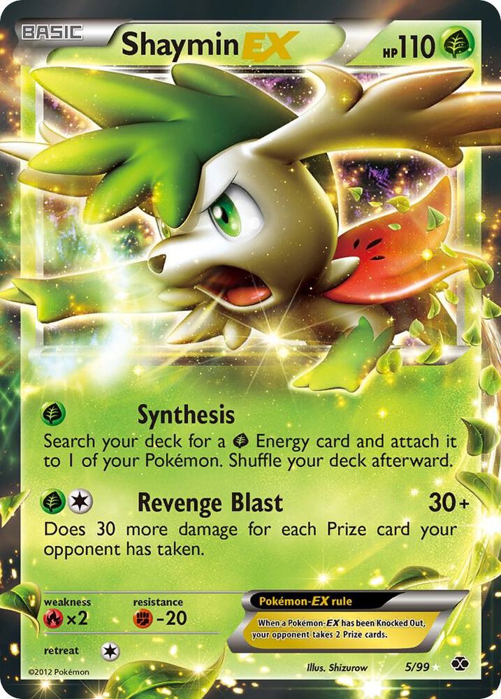 Shaymin EX 5/99 (Next Destinies)  - Holofoil | Good Games Adelaide SA
