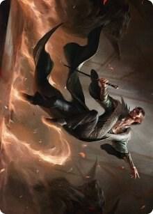 Fleetfoot Dancer Art Card 26 (Art Series: Streets of New Capenna)  | Good Games Adelaide SA