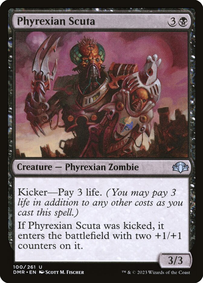Phyrexian Scuta 100 (Dominaria Remastered)  | Good Games Adelaide SA