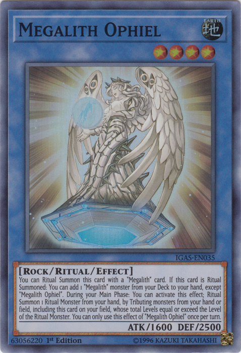 Megalith Ophiel [IGAS-EN035] Super Rare | Good Games Adelaide SA