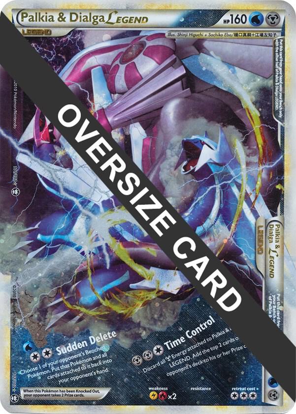 Palkia and Dialga Legends 101 102 plus 102 102 Single Oversized Promo 101/102 + 102/102 (Jumbo Cards)  - Holofoil | Good Games Adelaide SA