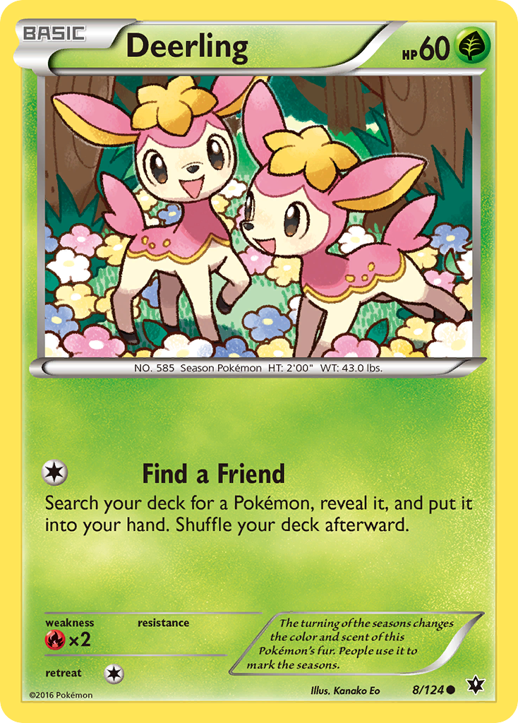 Deerling (8/124) [XY: Fates Collide] | Good Games Adelaide SA