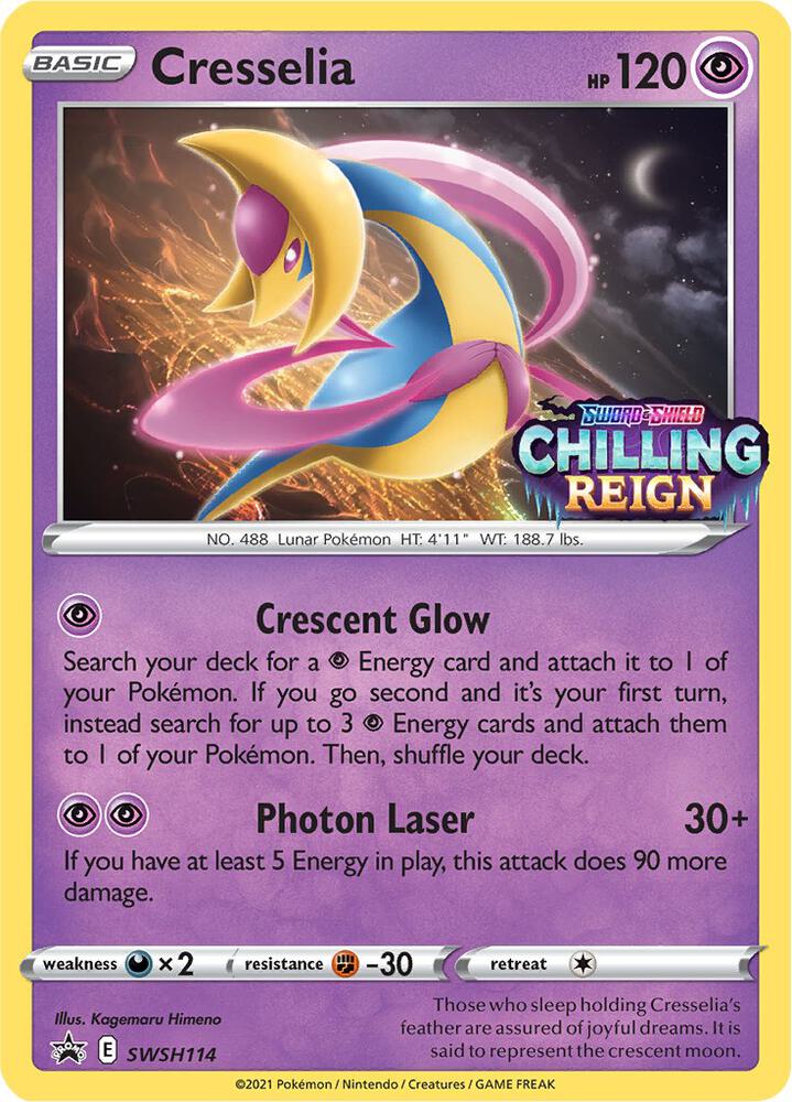 Cresselia Prerelease SWSH114 (SWSH: Sword & Shield Promo Cards)  - Holofoil | Good Games Adelaide SA