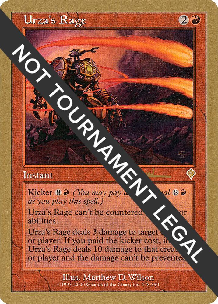 Urzas Rage 2001 Antoine Ruel INV  (World Championship Decks)  | Good Games Adelaide SA