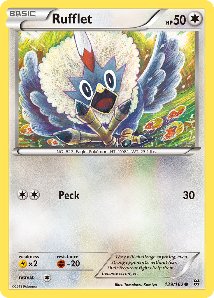 Rufflet (129/162) [XY: BREAKthrough] | Good Games Adelaide SA