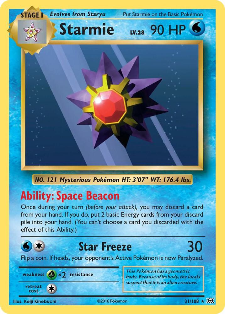 Starmie 31/108 (XY - Evolutions)  | Good Games Adelaide SA