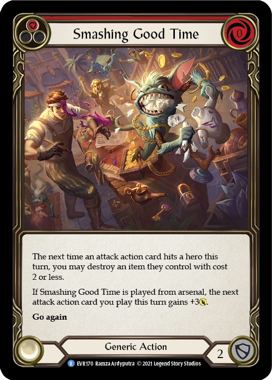 Smashing Good Time (Red) [EVR170] (Everfest)  1st Edition Rainbow Foil | Good Games Adelaide SA