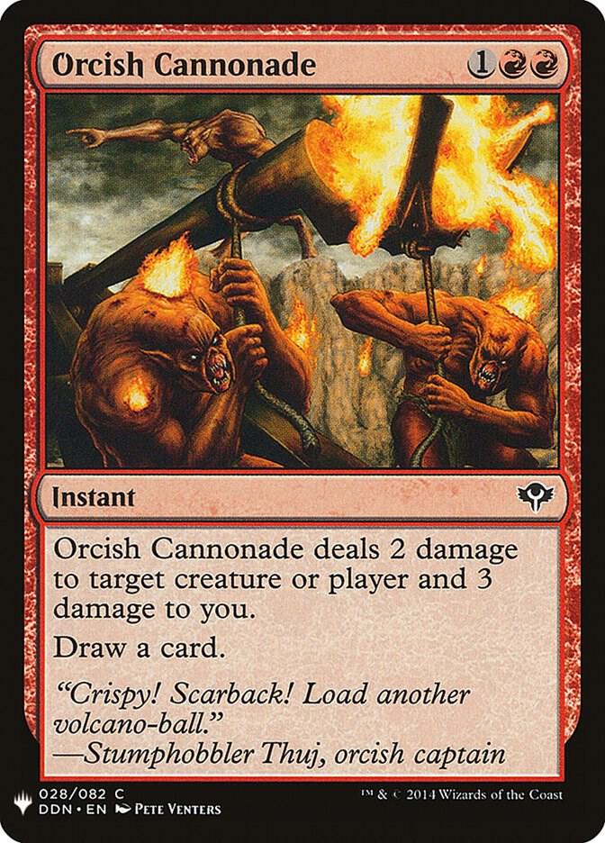 Orcish Cannonade 28 (The List Reprints)  | Good Games Adelaide SA