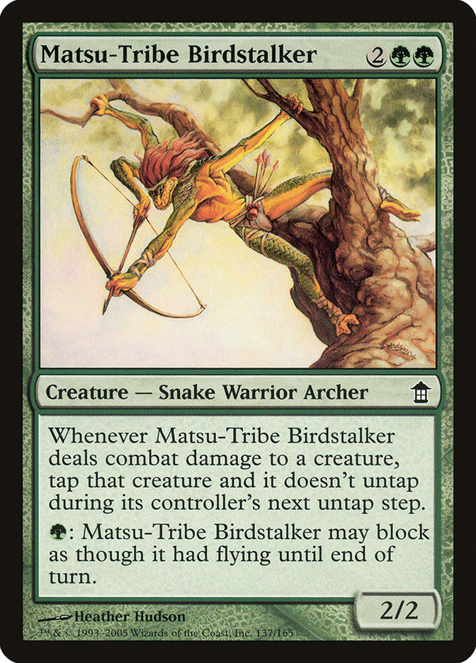 Matsu-Tribe Birdstalker 137 (Saviors of Kamigawa)  - Foil | Good Games Adelaide SA
