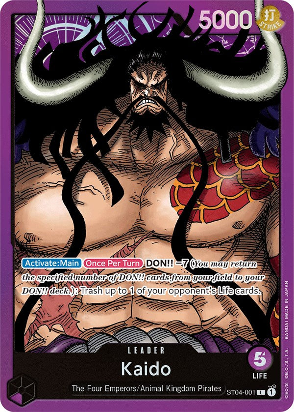 Kaido (001) [Starter Deck: Animal Kingdom Pirates] | Good Games Adelaide SA