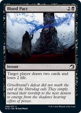 Blood Pact 88 (Innistrad: Midnight Hunt)  - Foil | Good Games Adelaide SA