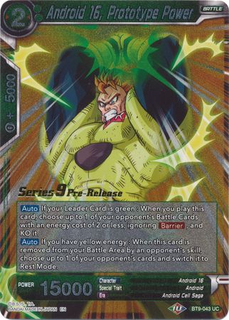 Android 16, Prototype Power (Universal Onslaught) [BT9-043] | Good Games Adelaide SA