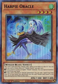 Harpie Oracle (Green) [LDS2-EN077] Ultra Rare | Good Games Adelaide SA